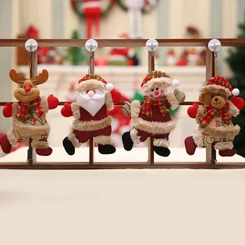 1 ADET 2023 Noel Dekorasyon Noel Baba Kardan Adam Ağacı Kolye Bebek askı süsleri noel hediyesi 18x13cm / 7.09 * 5.12 inç