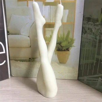 1 ADET 3D Kadın Çıplak Vücut silikon kalıp El Yapımı DIY Mum Kalıp Mum Aroma Alçı Yapma Malzemeleri Ev El Sanatları Dekorasyon