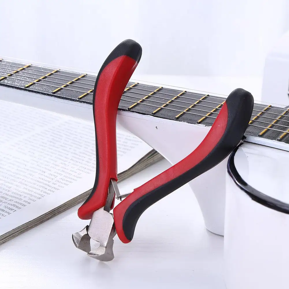 Çelik Fret Çektirme Gitar Teli Çektirme Makası Pense Dize Kesici Makas Luthier Aracı Müzik Yaylı Çalgılar Görüntü  0