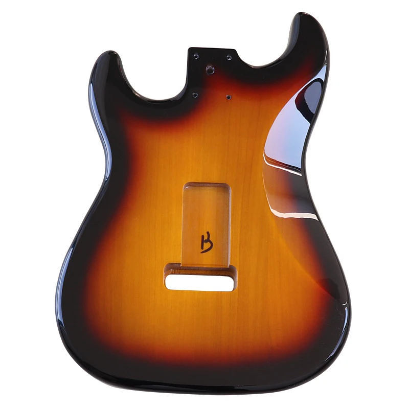 Kavak Ahşap ST Elektrik Gitar Vücut Sunburst Renk TL Gitar Vücut Aksesuarları Gitar Varil Vücut Parlak Kaplama Görüntü  4
