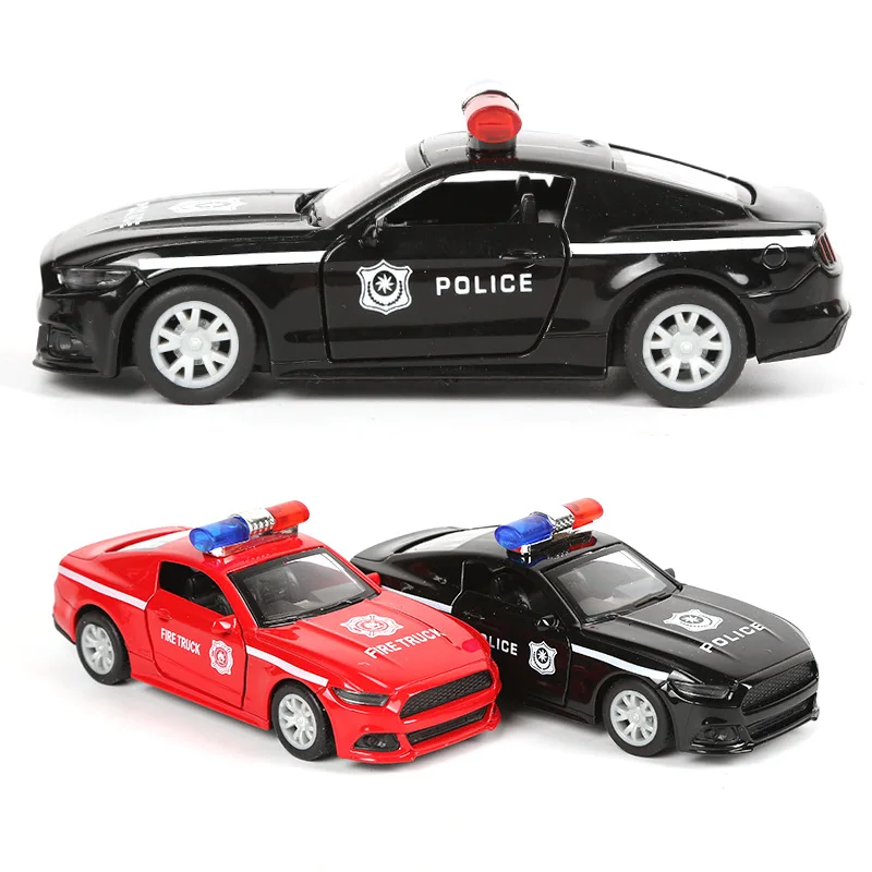 1:32 Simülasyon Polis Serisi Araba Modeli Oyuncak Geri Çekin Metal Diecasts Araç Kek Dekorasyon doğum günü hediyesi ıçin Çocuk Erkek Y085 Görüntü  3