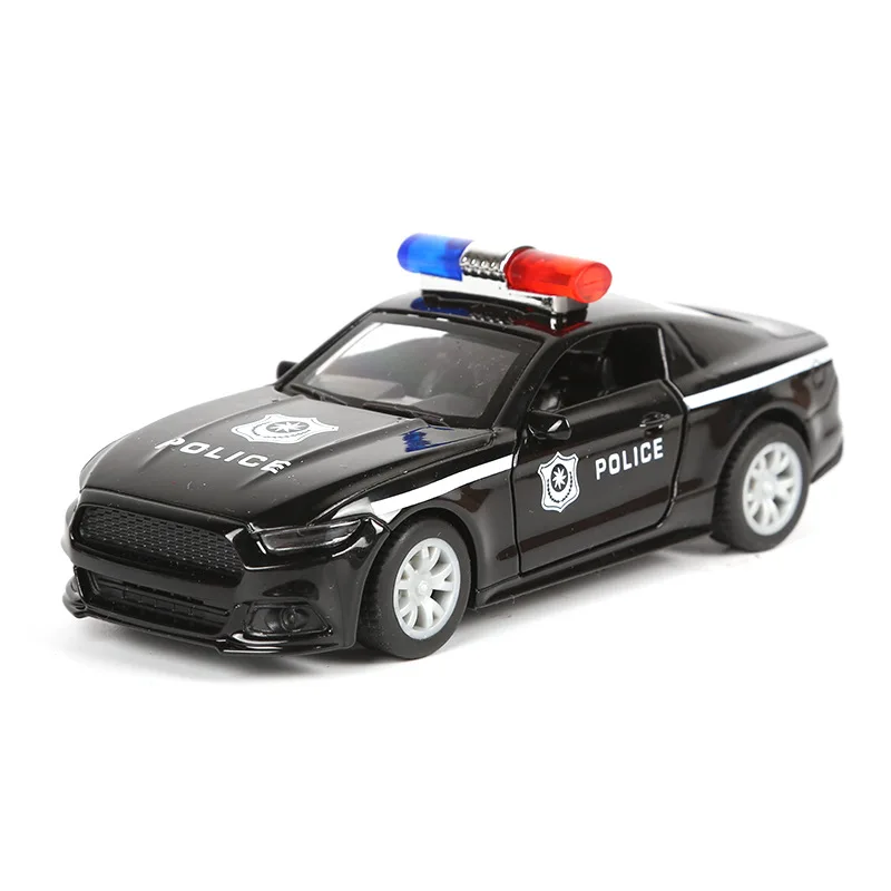 1:32 Simülasyon Polis Serisi Araba Modeli Oyuncak Geri Çekin Metal Diecasts Araç Kek Dekorasyon doğum günü hediyesi ıçin Çocuk Erkek Y085 Görüntü  5