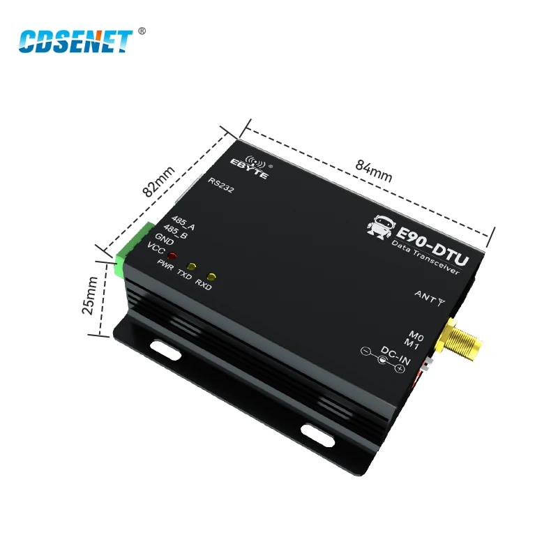 Ethernet 433 MHz Endüstriyel Kablosuz Veri rf Verici Radyo CDSENET E90-DTU (433C30E) IoT RS232 RS485 Modbus TCP RTU Görüntü  4
