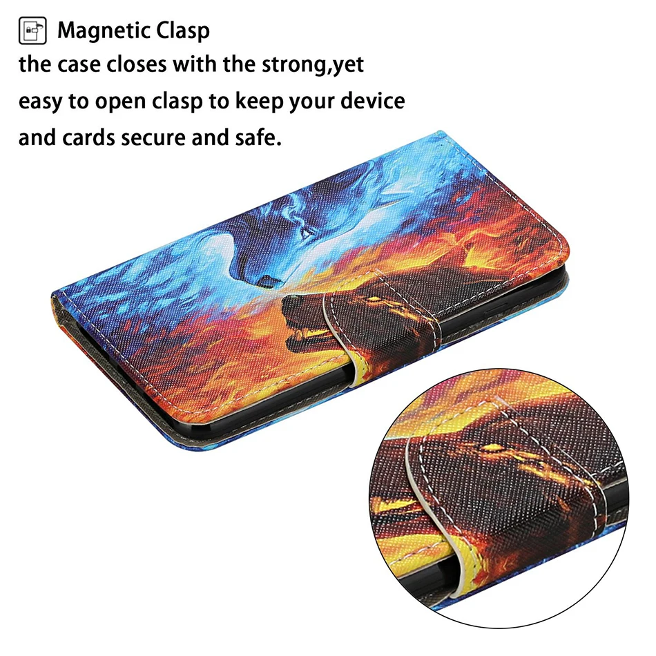 Deri Telefonu Çanta Kart Yuvası Cüzdan Flip Case Samsung Galaxy S21 Ultra S30 Artı S20 FE S10E A42 A52 A32 S10 Arka Kapak Görüntü  1