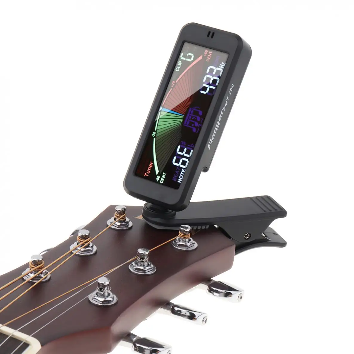3 İN 1 Gitar Tuner Büyük LCD Ekran Metronom Jeneratör için Klip ile Kromatik Gitar Bas Ukulele Keman Görüntü  4
