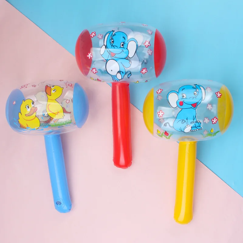 5 Adet PVC Neşeli Şişme Hava Çekiçleri Havaya Uçurmak Çekiç Oyuncak Çocuklar için Doğum Günü Bebek Duş Parti İyilik Goodie Çantası Pinata Dolgu Görüntü  0