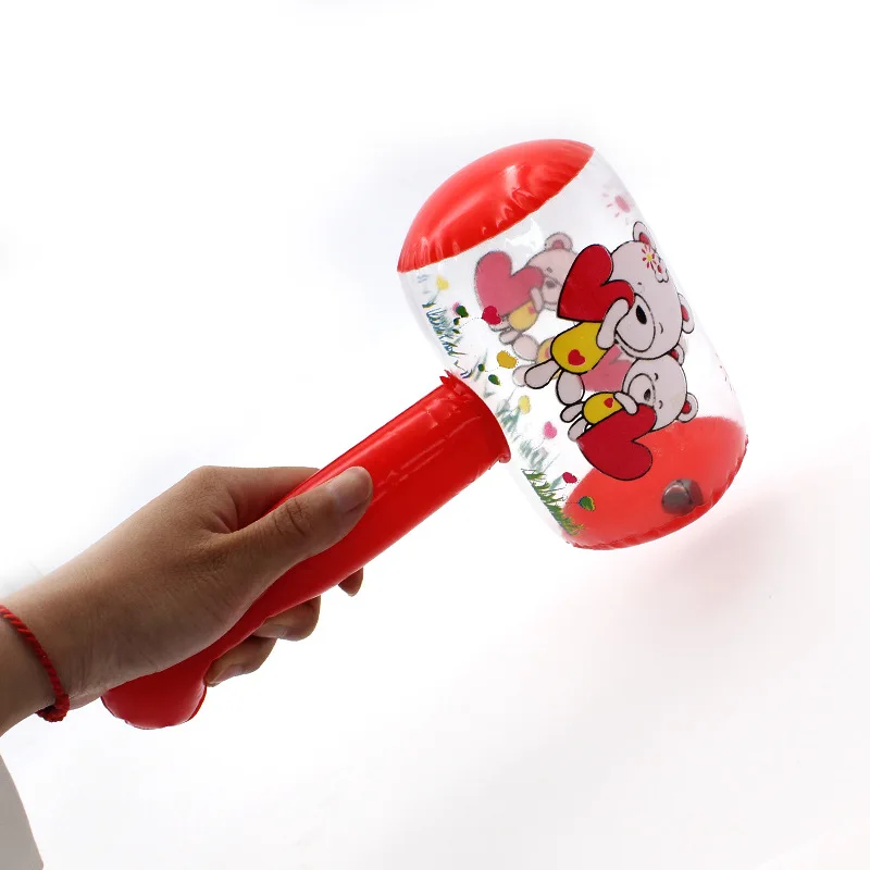 5 Adet PVC Neşeli Şişme Hava Çekiçleri Havaya Uçurmak Çekiç Oyuncak Çocuklar için Doğum Günü Bebek Duş Parti İyilik Goodie Çantası Pinata Dolgu Görüntü  4