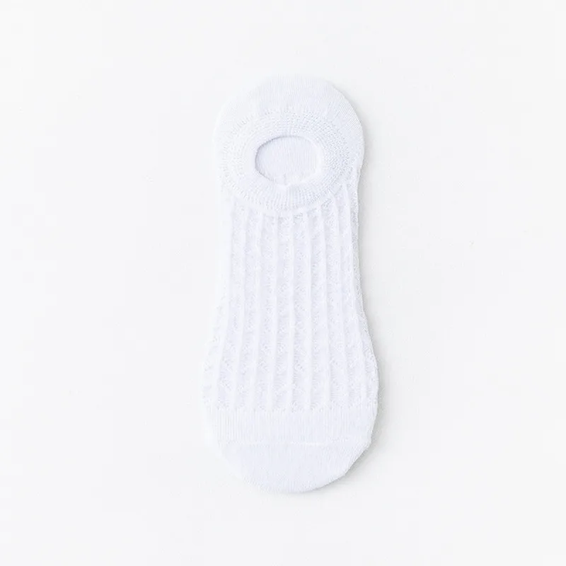 Klima çorap yaz içi boş tekne çorap kısa çorap sığ ağız görünmez çorap nefes silikon anti-damla topuk Görüntü  1