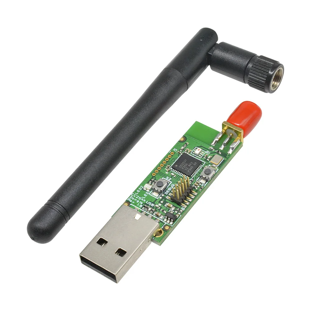 Kablosuz Zigbee CC2531 Sniffer Çıplak Kurulu Paket Protokol Analizörü USB Arayüzü Dongle Yakalama Paket Modülü + Anten Görüntü  2
