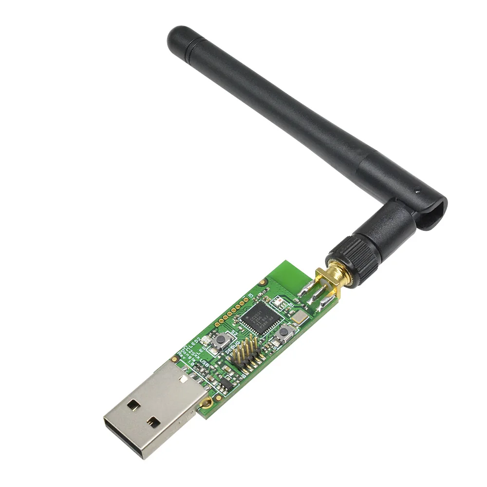 Kablosuz Zigbee CC2531 Sniffer Çıplak Kurulu Paket Protokol Analizörü USB Arayüzü Dongle Yakalama Paket Modülü + Anten Görüntü  3