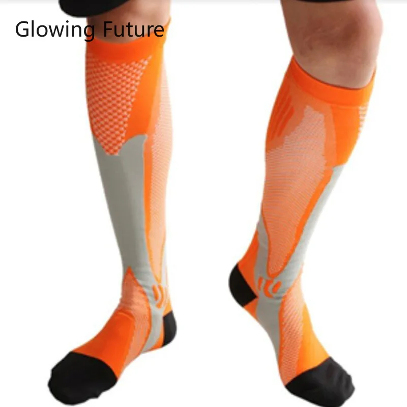 Varis çorabı Unisex Koşu Bisiklet Açık Spor Sokken Erkekler Kadınlar Nefes Ter futbolcu çorapları Buzağı Çorap Uzun Sox Görüntü  2
