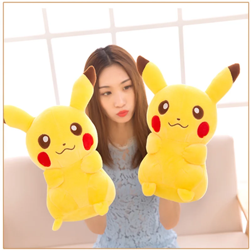 2020 TAKARA TOMY Pokemon Pikachu peluş oyuncaklar Doldurulmuş Oyuncaklar Japonya Film Pikachu Anime Bebek Noel Doğum Günü Hediyeleri Çocuklar için Görüntü  1