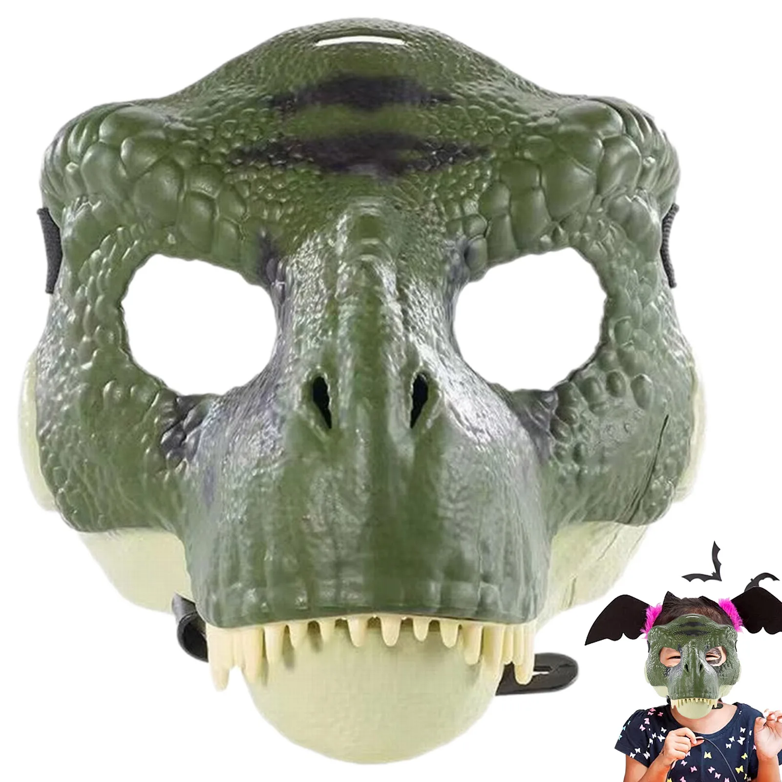 3D Dinozor Maskesi Rol Oynamak Sahne Performans Başlık Jurassic Dinozor Raptor Dinozor Dino Festivali Karnaval Hediyeler Görüntü  3