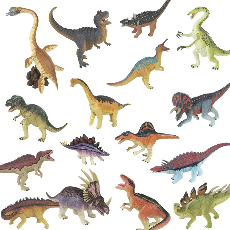 Jurassic dinozor yumurta oyuncak 6x9cm çocuklar plastik bulmaca Ramdom rakamlar Modeli Görüntü  2