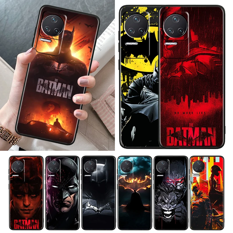 DC Serin Süper Kahraman Batman Durumda Xiaomi Redmi İçin K50 K40 Oyun 11 Başbakan 10 10C 9AT 9A 9C 9T 8 7A 4X 5G Yumuşak TPU Siyah Telefon Kapak Görüntü  0