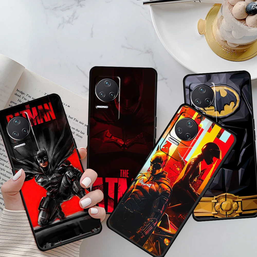 DC Serin Süper Kahraman Batman Durumda Xiaomi Redmi İçin K50 K40 Oyun 11 Başbakan 10 10C 9AT 9A 9C 9T 8 7A 4X 5G Yumuşak TPU Siyah Telefon Kapak Görüntü  4