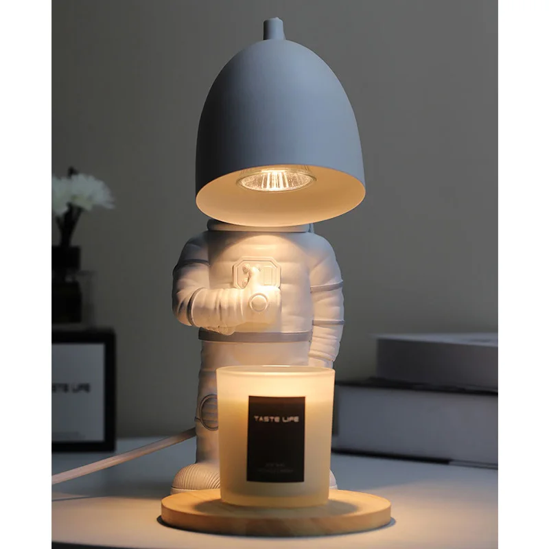 Mum ısıtıcı masa lambaları Yatak Odası Başucu Eritici Aromaterapi Elektrikli Mum Balmumu Erime Lamba Ev Dekor Koku Aydınlatma Görüntü  0