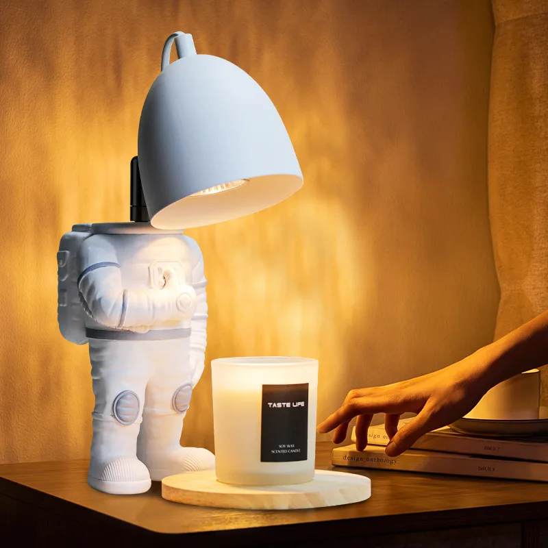 Mum ısıtıcı masa lambaları Yatak Odası Başucu Eritici Aromaterapi Elektrikli Mum Balmumu Erime Lamba Ev Dekor Koku Aydınlatma Görüntü  3