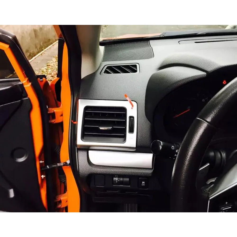 Araba Garnitür çerçeve Lambası Trim ABS Ön Klima Çıkış Havalandırma Davlumbaz Parçası Subaru XV 2012 İçin 2013 2016 2017 Görüntü  1