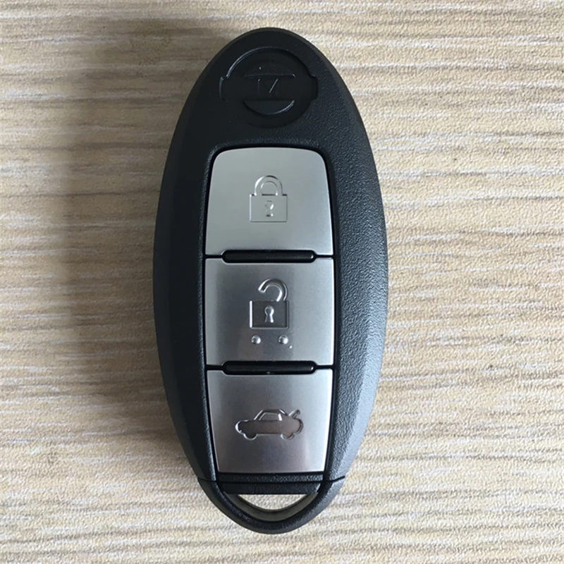 3 Düğmeler Araba Anahtarsız Akıllı Uzaktan Anahtar 433 MHz ile PCF7952 Çip Sentra Sylphy Sunny Bluebird Akıllı akıllı anahtar Görüntü  3