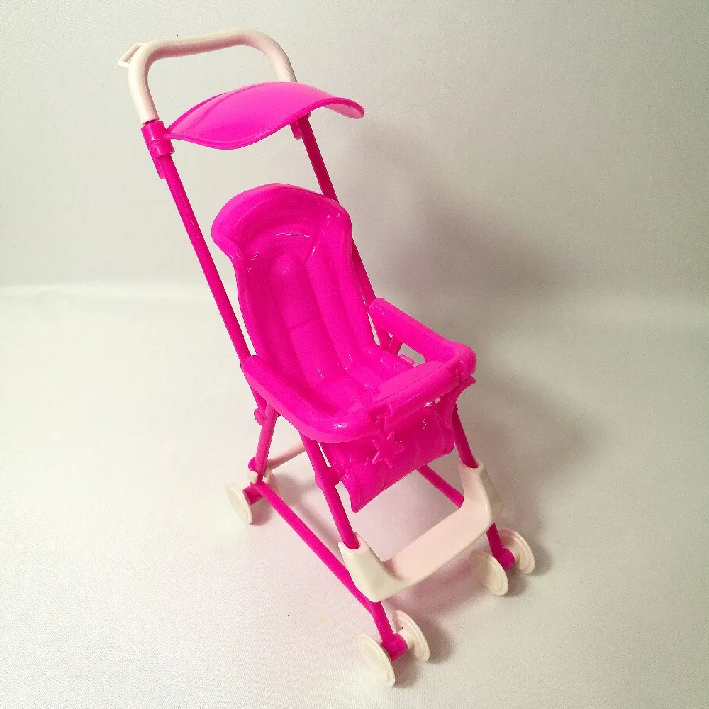 Çocuk Oyun Evi kreş mobilyası Arabası Plastik Arabası Aksesuarları Oyuncaklar Barbie Kelly Boyutu Bebek Kız en iyi Kukla Çocuk Hediye Görüntü  0