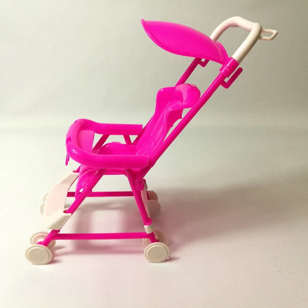 Çocuk Oyun Evi kreş mobilyası Arabası Plastik Arabası Aksesuarları Oyuncaklar Barbie Kelly Boyutu Bebek Kız en iyi Kukla Çocuk Hediye Görüntü  1