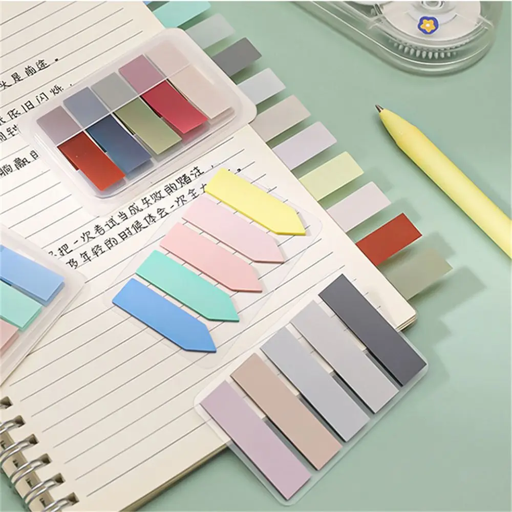 100 Yaprak Kırtasiye Ofis Malzemeleri Anahtar Noktaları Yer İmi Sekmesi Şerit Endeksi Bayrakları Paster Sticker Memo Pad Yapışkan Notlar Görüntü  5