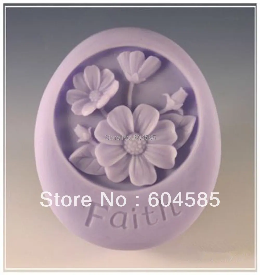 S101 Çiçek İnanç 50088 Zanaat Sanat Silikon Sabun kalıp Craft Kalıpları DIY El Yapımı sabun kalıpları Görüntü  0