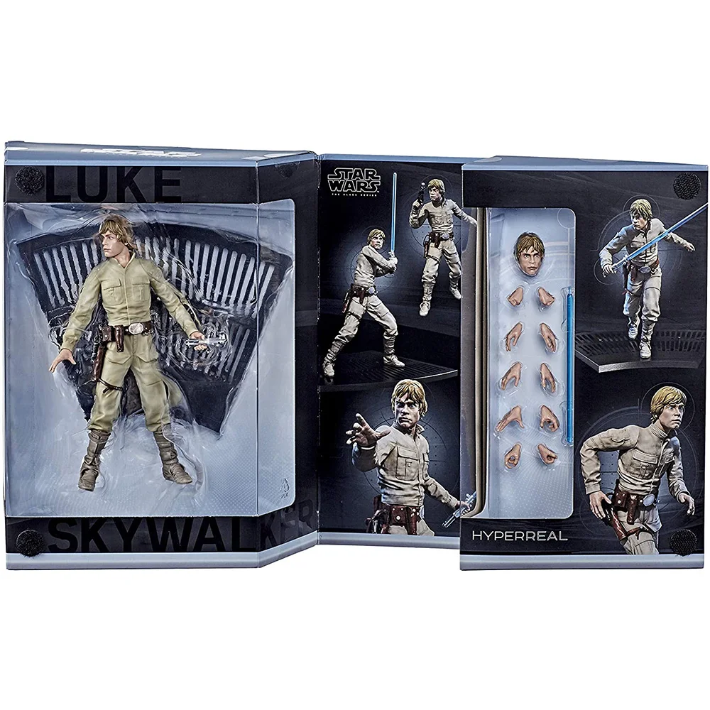 Orijinal Star Wars E6611 Siyah Serisi Hyperreal Empire Strikes Back Luke Skywalker Oyuncak Koleksiyon 8 