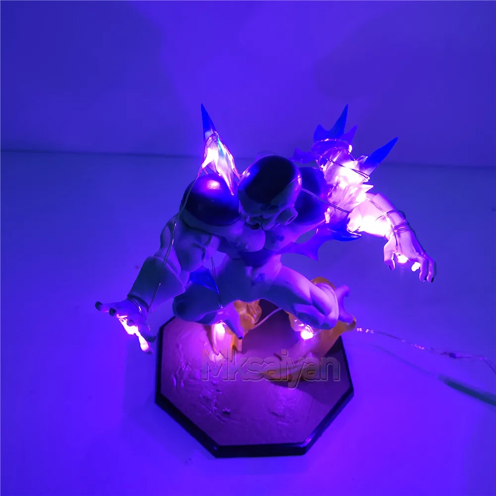Dragon topu Z Aksiyon Figürleri Oyuncaklar Frieza DIY Gece Lambası Anime Figürü dragon topu Süper Freeza Figure Koleksiyon Model Görüntü  4