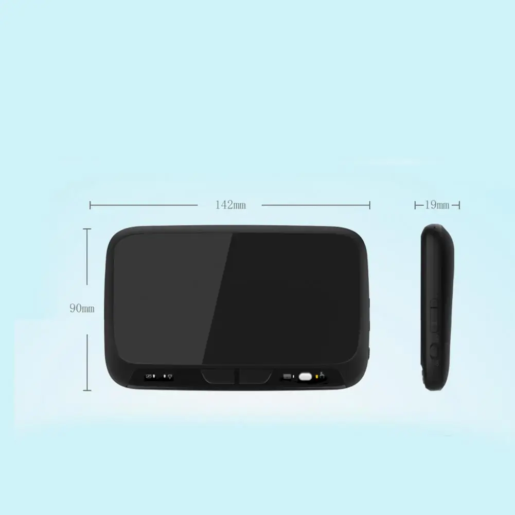 Hava fare kablosuz klavye 2.4 GHz arka ışık Mini akıllı H18 tam dokunmatik ekran Touchpad TV için Görüntü  3