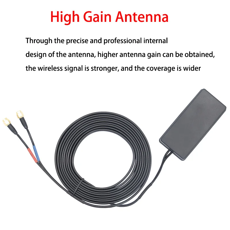 Açık 4G + GPS Dual Band Anten İle 30dBi Filtre Amplifikatör Araba Uydu Navigasyon Konumlandırma Mobil Ağ Sinyal Güçlendirici Görüntü  0