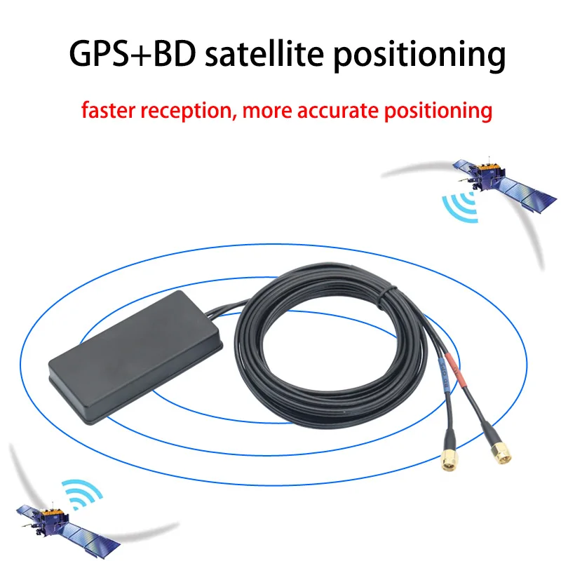 Açık 4G + GPS Dual Band Anten İle 30dBi Filtre Amplifikatör Araba Uydu Navigasyon Konumlandırma Mobil Ağ Sinyal Güçlendirici Görüntü  3