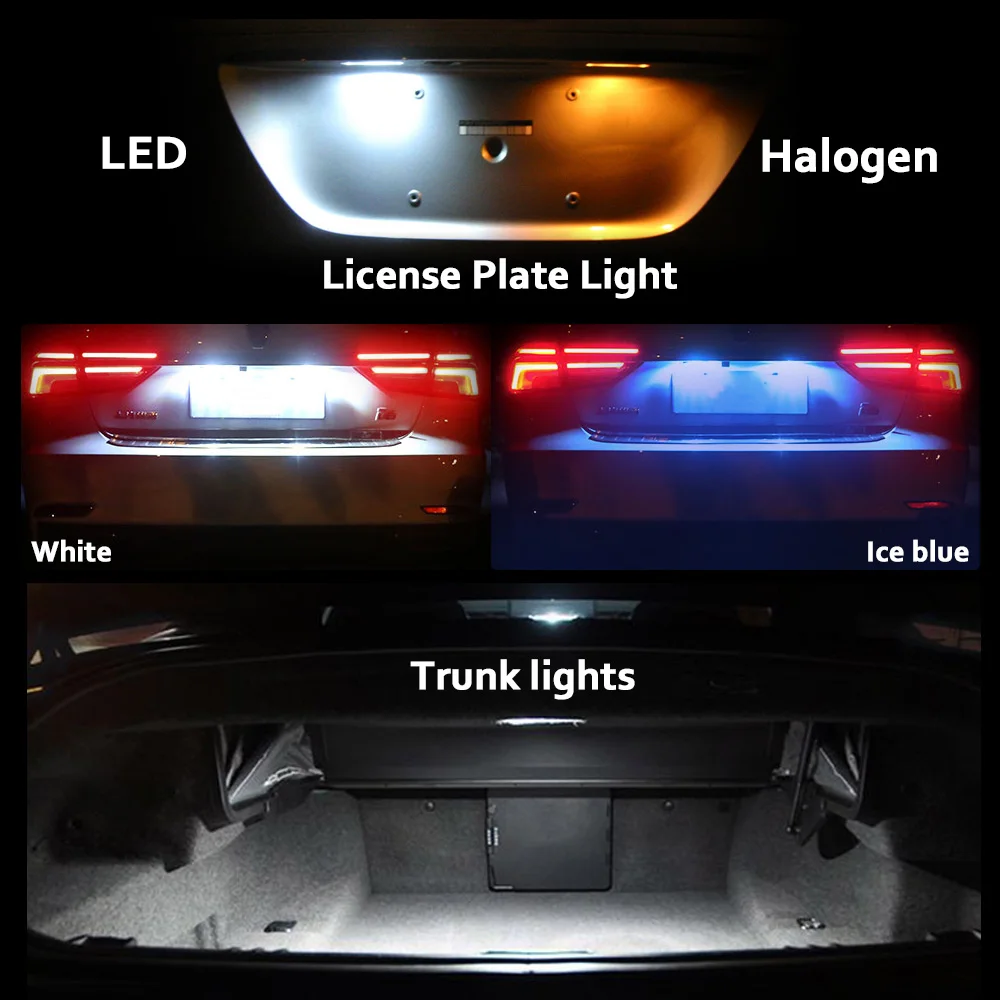 MDNG Lexus LS 400 430 460 Için 460L 600 h LS400 LS430 LS460 LS460L LS600h Araç Lambası LED iç ışık kiti araba Led Ampuller Canbus Görüntü  3