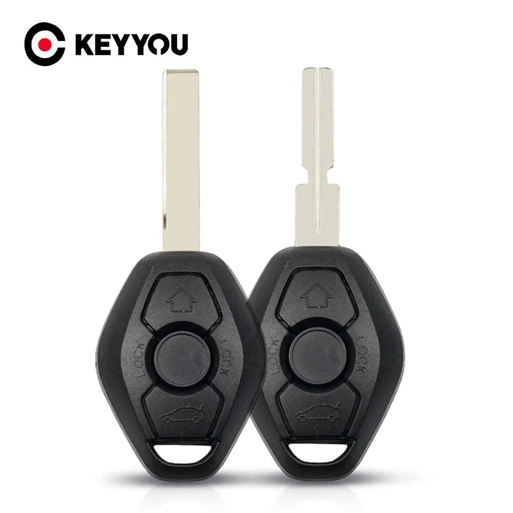 KEYYOU 2 Düğmeler Araba Uzaktan Anahtar Kabuk Durumda BMW EWS Sistemi E38 E39 E46 X3 X5 Z3 Z4 1/3/5/7 Serisi Boş Anahtar Kabuk Değiştirme Görüntü  0