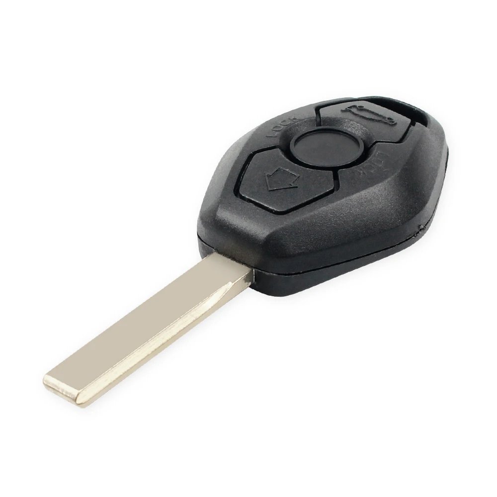 KEYYOU 2 Düğmeler Araba Uzaktan Anahtar Kabuk Durumda BMW EWS Sistemi E38 E39 E46 X3 X5 Z3 Z4 1/3/5/7 Serisi Boş Anahtar Kabuk Değiştirme Görüntü  3