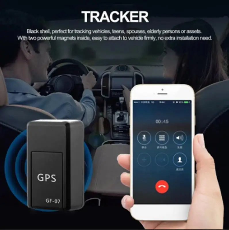 2024 yeni Manyetik GF07 GPS takip cihazı GSM Mini Gerçek Zamanlı İzleme Bulucu GPS Araba Motosiklet Uzaktan Kumanda İzleme Monitörü Görüntü  1