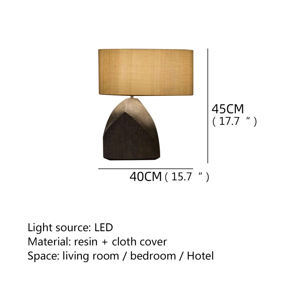 OUTELA Çin Tarzı masa lambaları Modern Moda Yaratıcı masa lambası LED Ev Oturma Odası Yatak Odası Otel Dekor İçin Görüntü  3