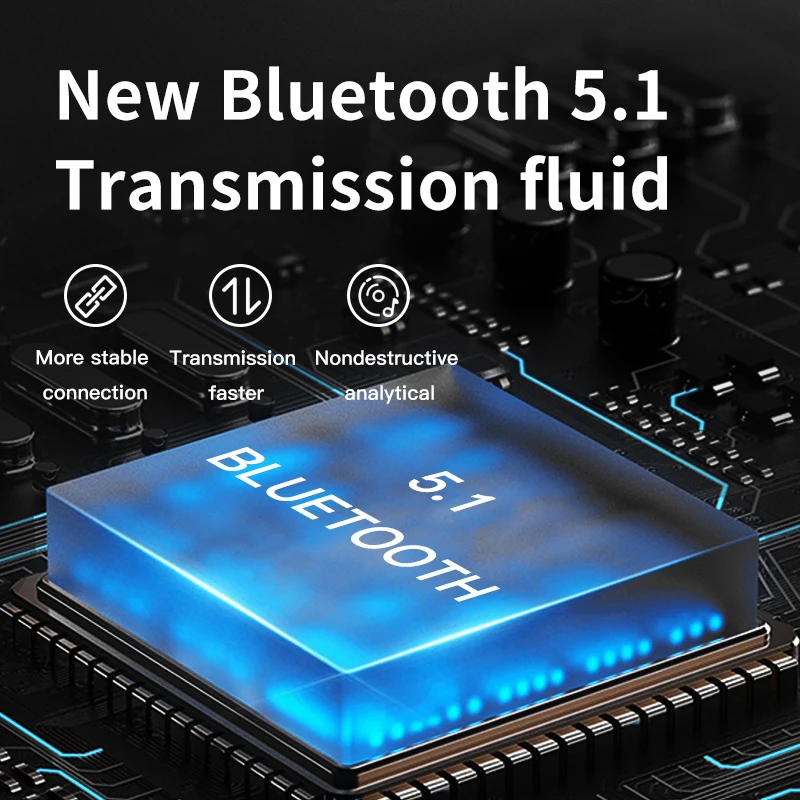 Yeni Bluetooth 5.1 kablosuz kulaklıklar Manyetik Boyun Bandı Kulaklık TWS Spor Koşu Kulaklık Mikrofon Desteği TF Kart ile Görüntü  3