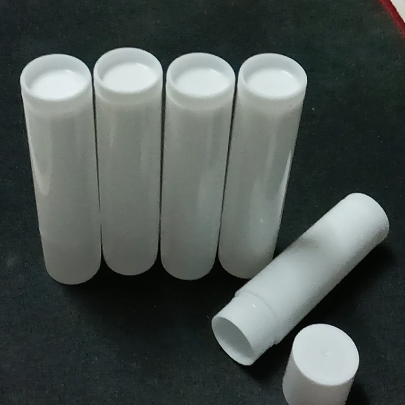 20 ADET / GRUP Plastik beyaz ruj tüpü 5ml dudak krem tüpü, boş beyaz ruj tüpü kozmetik ambalaj için RB50 Görüntü  0