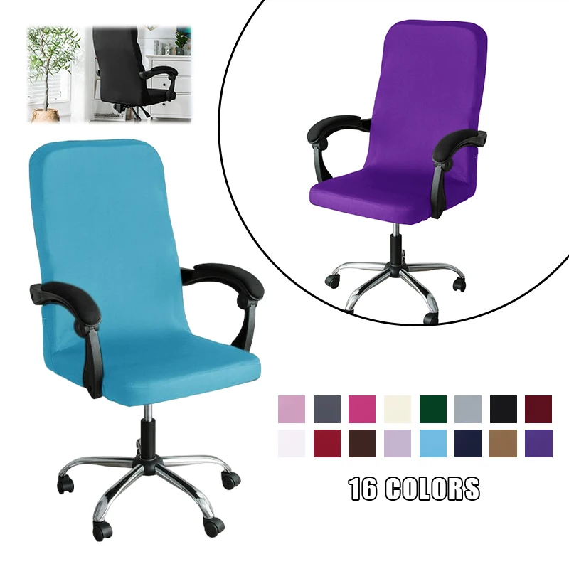 Elastik Ofis patron sandalyesi Kapak Moda Basit Tek Döner sandalye kılıfı Bilgisayar Oyunu Dışkı Entegre Koruyucu Kapak Görüntü  1