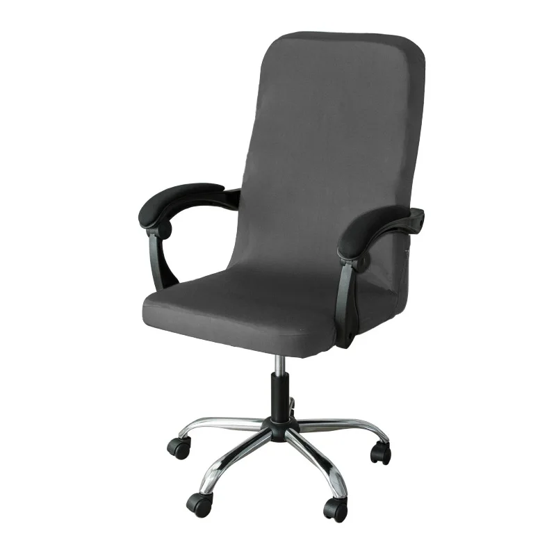 Elastik Ofis patron sandalyesi Kapak Moda Basit Tek Döner sandalye kılıfı Bilgisayar Oyunu Dışkı Entegre Koruyucu Kapak Görüntü  4