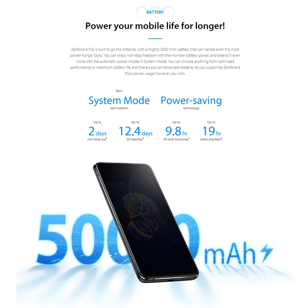 Küresel Sürüm ASUS Zenfone 8 Flip Telefon Snapdragon 888 6.67 