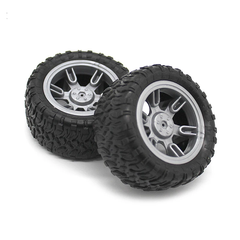 3 * 60mm kauçuk tekerlekler 3mm delik DIY oyuncak araba yumuşak sırtı tekerlekler el yapımı malzemeler modeli aksesuarları Görüntü  3