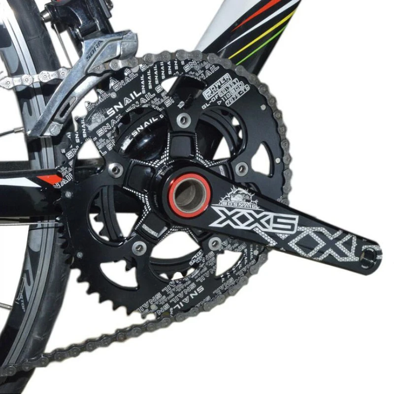 110BCD Aynakol Yol Bisikleti 50T / 35T Çift Hızlı Oval Bisiklet Zinciri Halkası Ultralight Elips Tırmanma Gücü Aynakol Plaka Görüntü  3