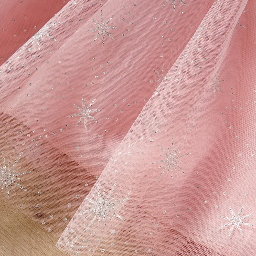 Mizah Ayı Kız Elbise Sonbahar Çocuk Giysileri Uzun Kollu Patchwork Yıldız Örgü Prenses Parti Elbise 3-7 Yıl Görüntü  3