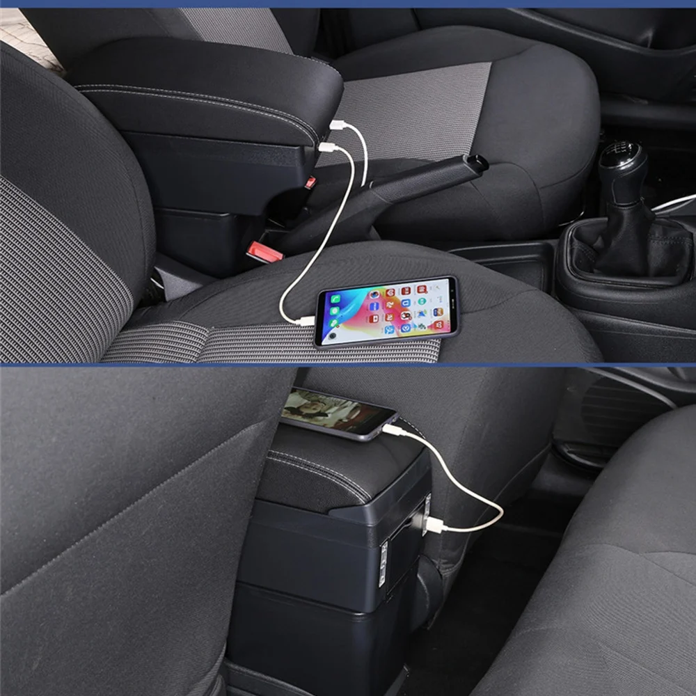 Hyundai Elantra Touring İ30 İ30cw Kol Dayama Kutusu Kol Dirsek Dinlenme Merkezi Konsol saklama kutusu Modifikasyon Aksesuarları ile USB Görüntü  2