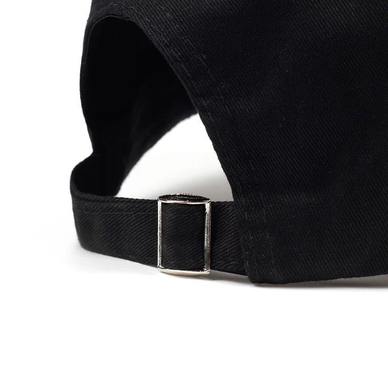 100 % Pamuk Baba Şapka Siyah Nakış Beyzbol Şapkası Snapback Unisex Moda açık eğlence kapaklar Görüntü  0