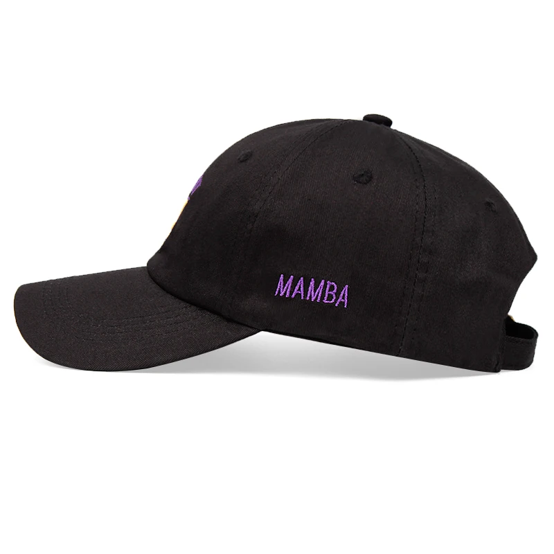 100 % Pamuk Baba Şapka Siyah Nakış Beyzbol Şapkası Snapback Unisex Moda açık eğlence kapaklar Görüntü  1