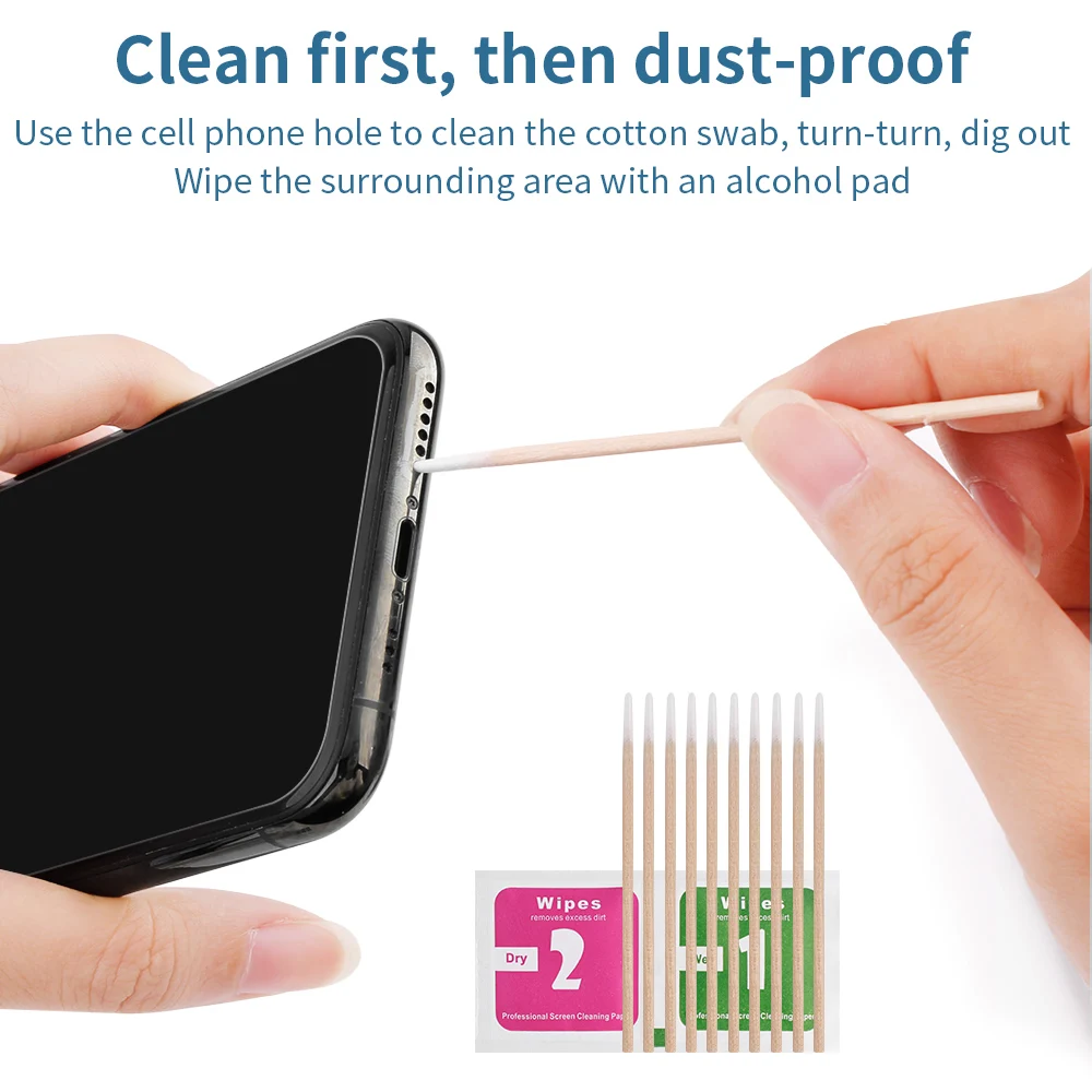 LUXİANZİ Cep Telefonu Hoparlör Toz Geçirmez Sticker Apple Samsung Huawei Xiaomi Redmi İçin Kulaklık Geçirmez Örgü Anti Toz Çıkartmalar Görüntü  0